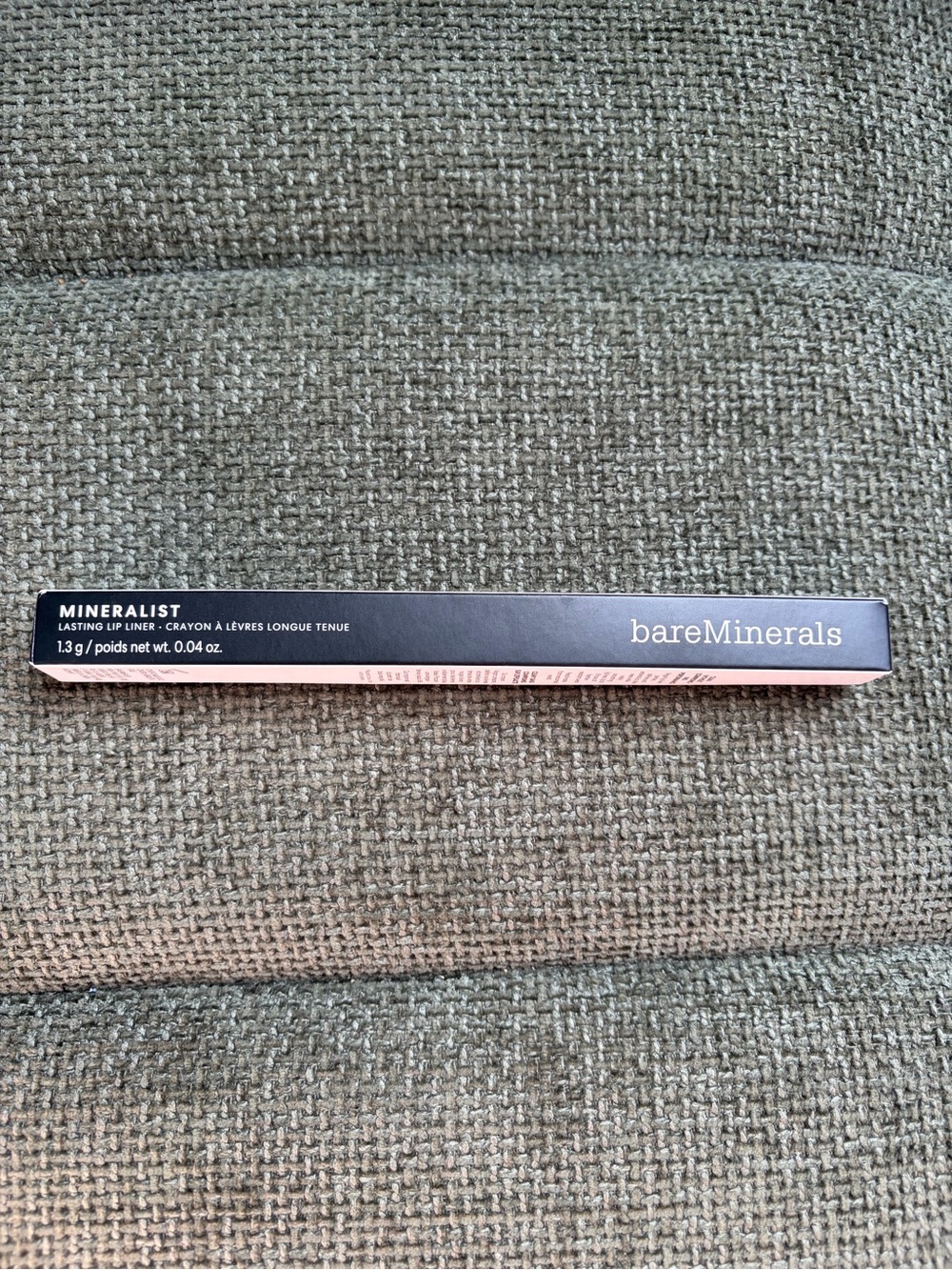 bareMinerals Mineralist Lasting Lip Liner Calming Cocoa New In Box Brown Pencil